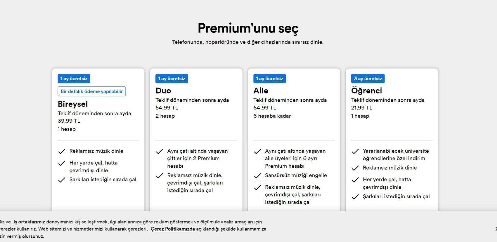 spotify aile planına nasıl katılınır