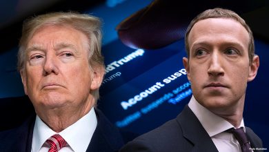 Trump Facebook Block Zuckerberg