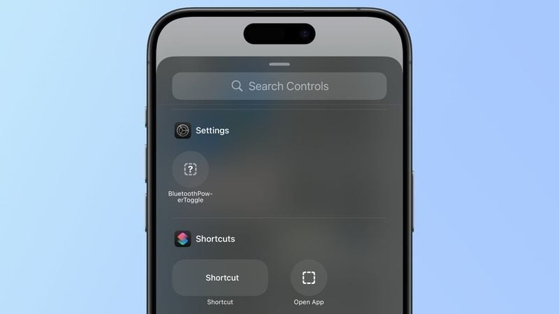 ios 18 control center bluetooth